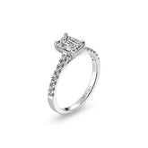 Emerald Cut Diamond Engagement Ring - Dracakis Jewellers